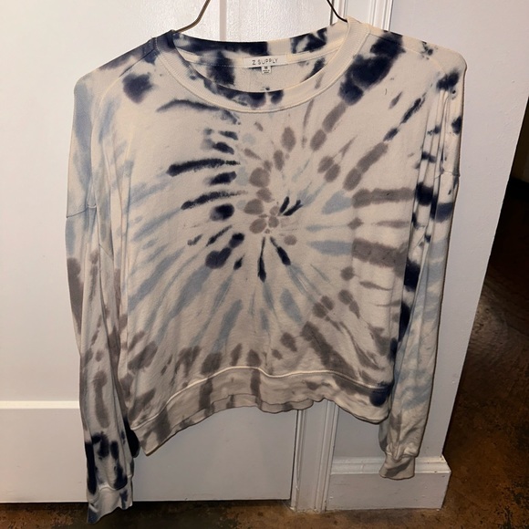 Z supply tie dye sweatshirt pullover medium - Picture 2 of 4